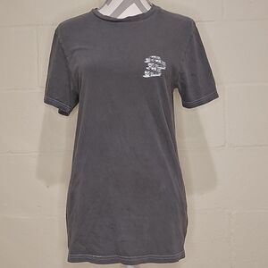 Vintage VANS Men’s V66 Short Sleeve Crew Neck "Off The Wall" Tee Charcoal Size S